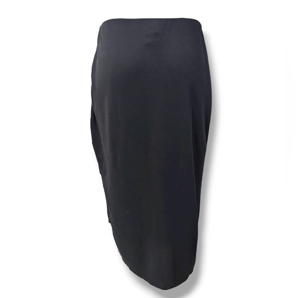 OPEN EDIT Black Side Ruched Skirt Size Small - Picture 4 of 9